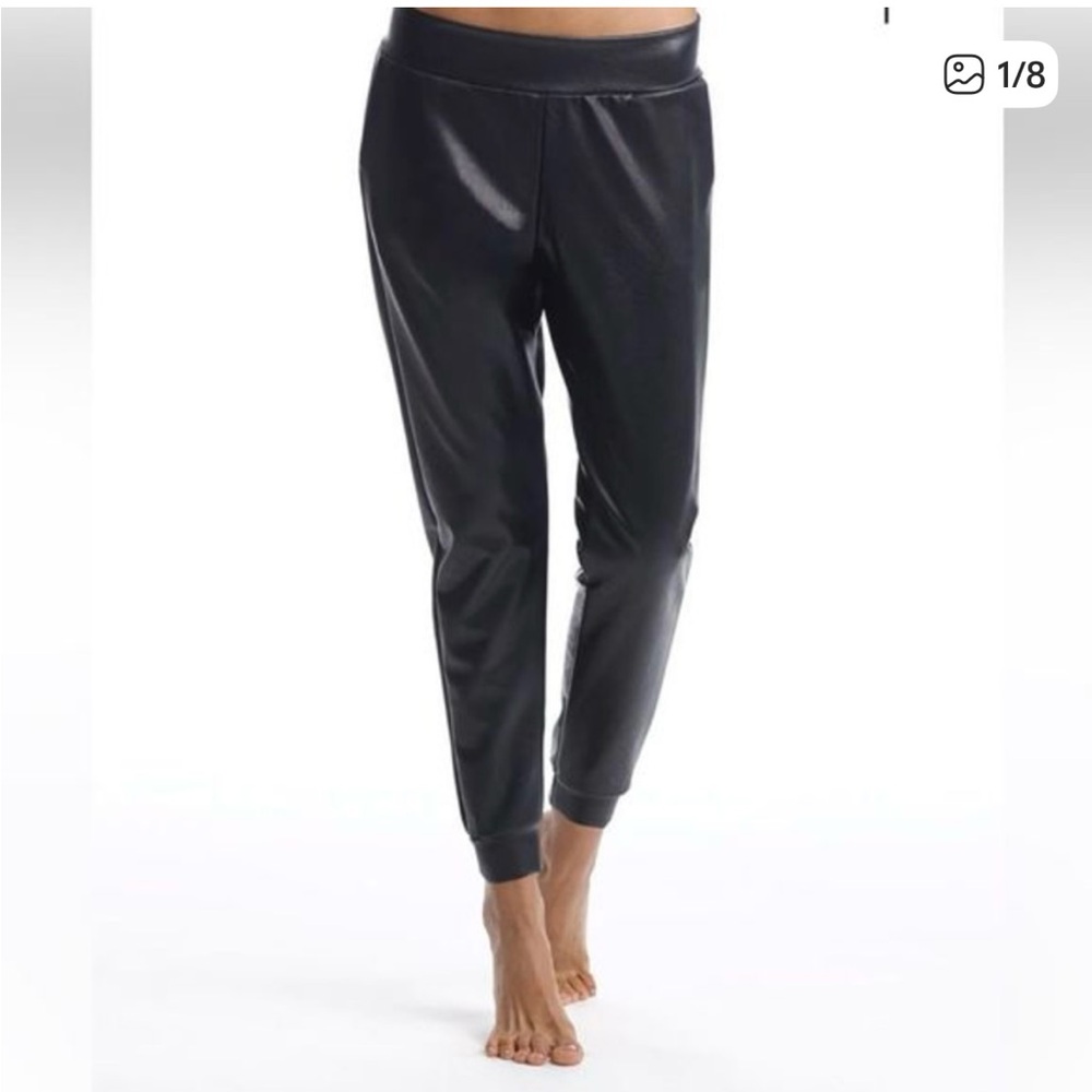 Commando Faux leather joggers